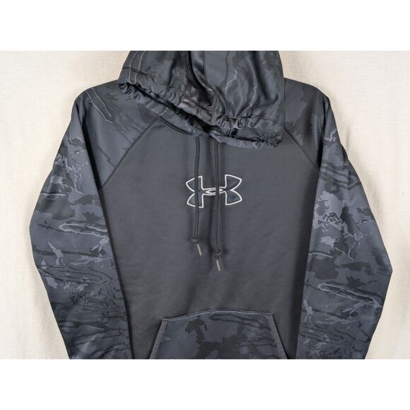 Under Armour Cold Gear Storm 1 Hoodie Black/Camo Youth Size Large - Picture 3 of 14